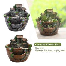 Load image into Gallery viewer, Creative Shaped Plant Pot Succulent Vase Handmade Corrosion Resistant Home Decoration Flower Plant Pots Container C004